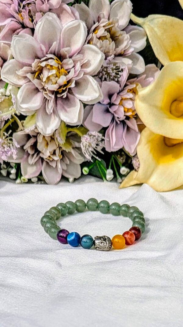 Green eventurine with 7 chakra - Image 3